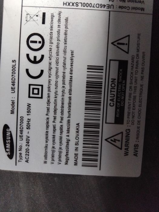 Телевизор  samsung  за части