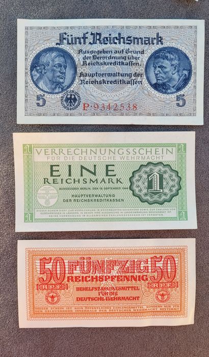 Se bancnote Germania 1944 Unc bani vechi monede