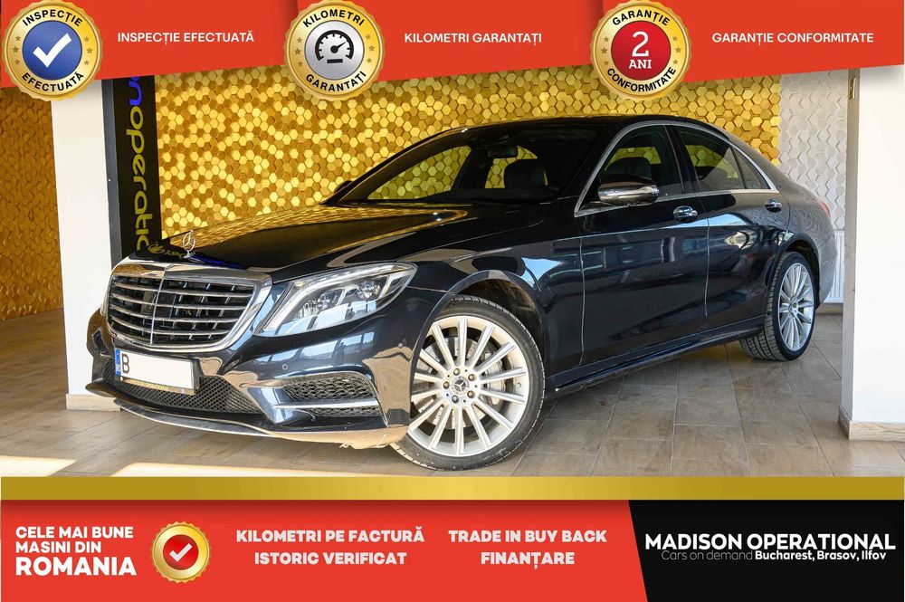 Mercedes-Benz S ///AMG  BURMESTER Keyless Head-up DIstronic SoftClose DVDtetiere