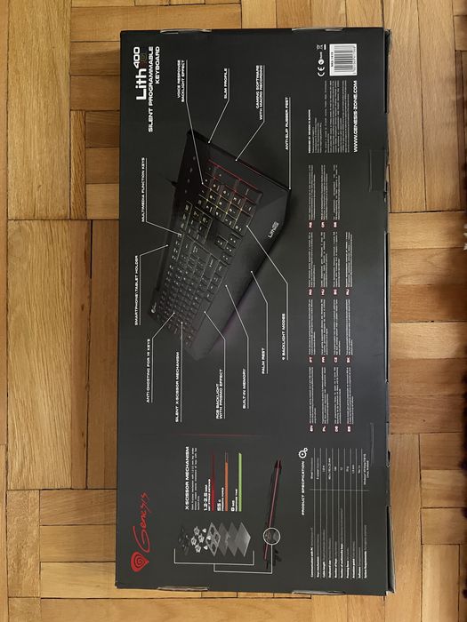 Tastatura gaming Genesis NKG-1421, Lith 400, cu cablu