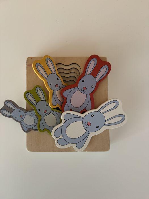 Дървени пъзели - различни видове възраст 1+