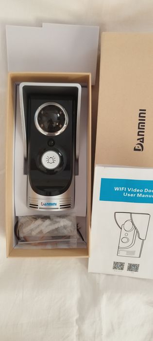 Смарт WiFi Видео Домофон, Дистанционно Отключване на Врата,Нощно Виждане , Запис на Посетител