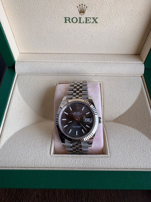 Rolex Datejust 41 Slate Dial Ref. 126334 Bratara Jubilee
