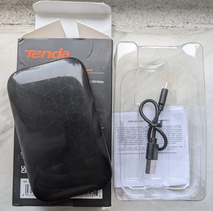 Router wireless Tenda 4G185, acumulator nou