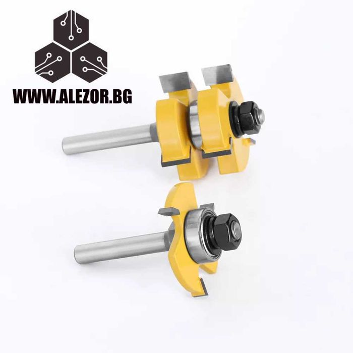 Фрезери нут - перо комплект, захват 8мм, детайл до 32 mm, 20200030