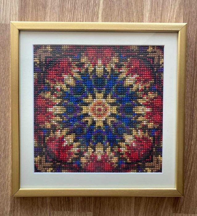 tablouri mandale - create manual prin lipire margele