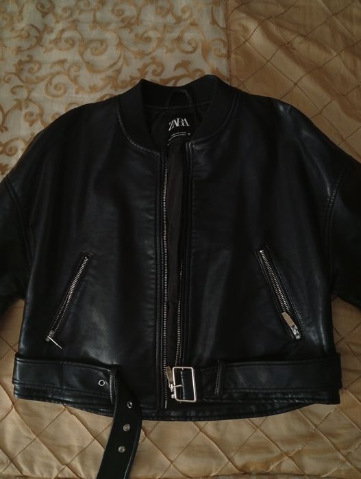 Куртка кожанка Zara, S