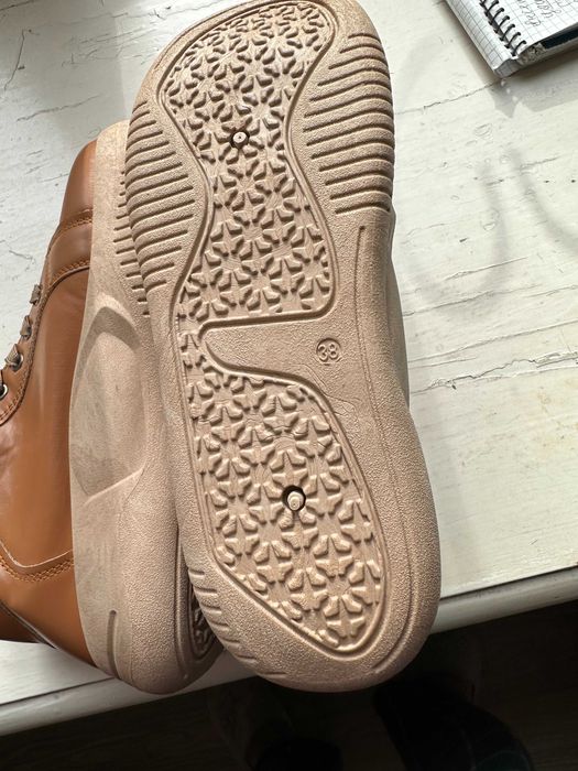 Ботинки кожанные