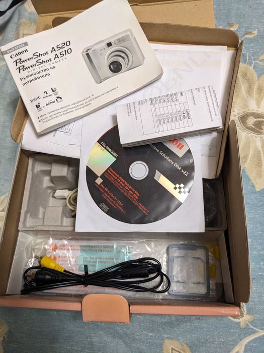 Canon PowerShot A520 фотоапарат + аксесоари