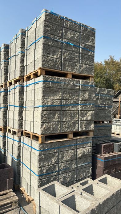 сплитерные блоки , колоны, рванный