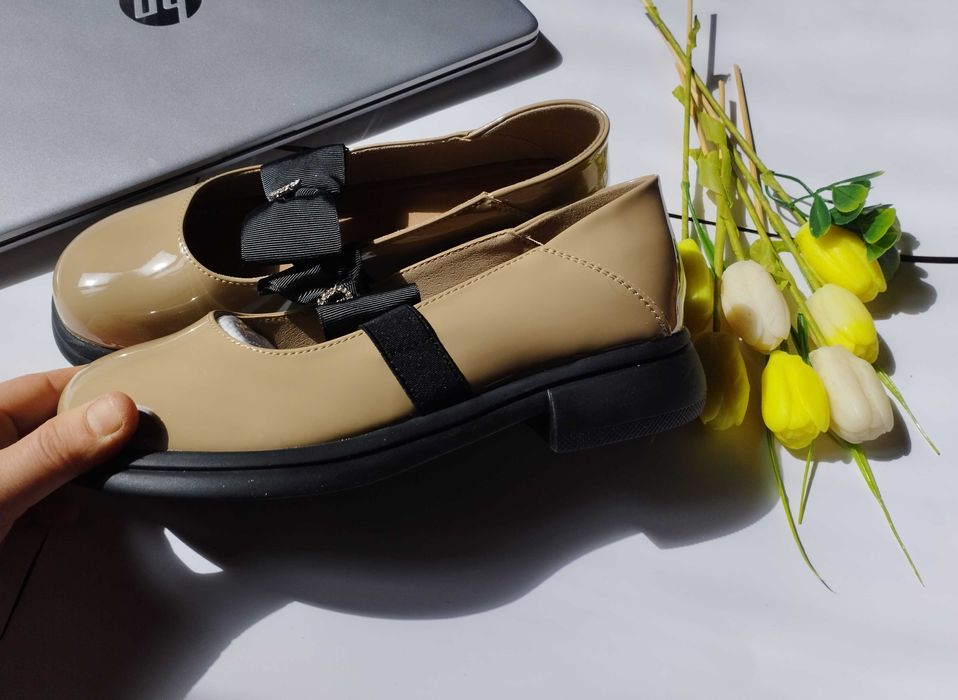 Туфли макасины лоферы балетки корейский фасон
