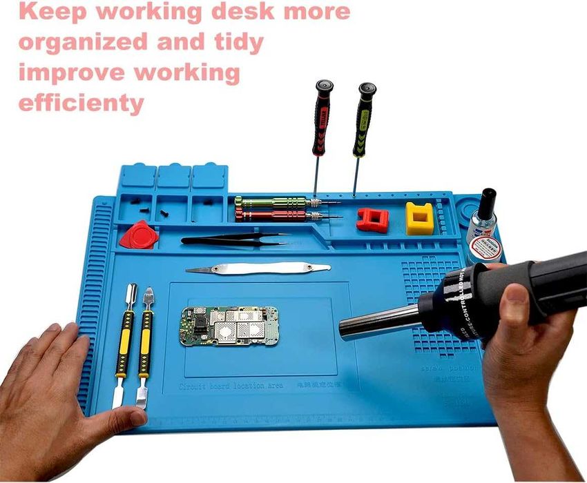 Covoras service silicon 30x45cm magnet antistatic rezistent la caldura