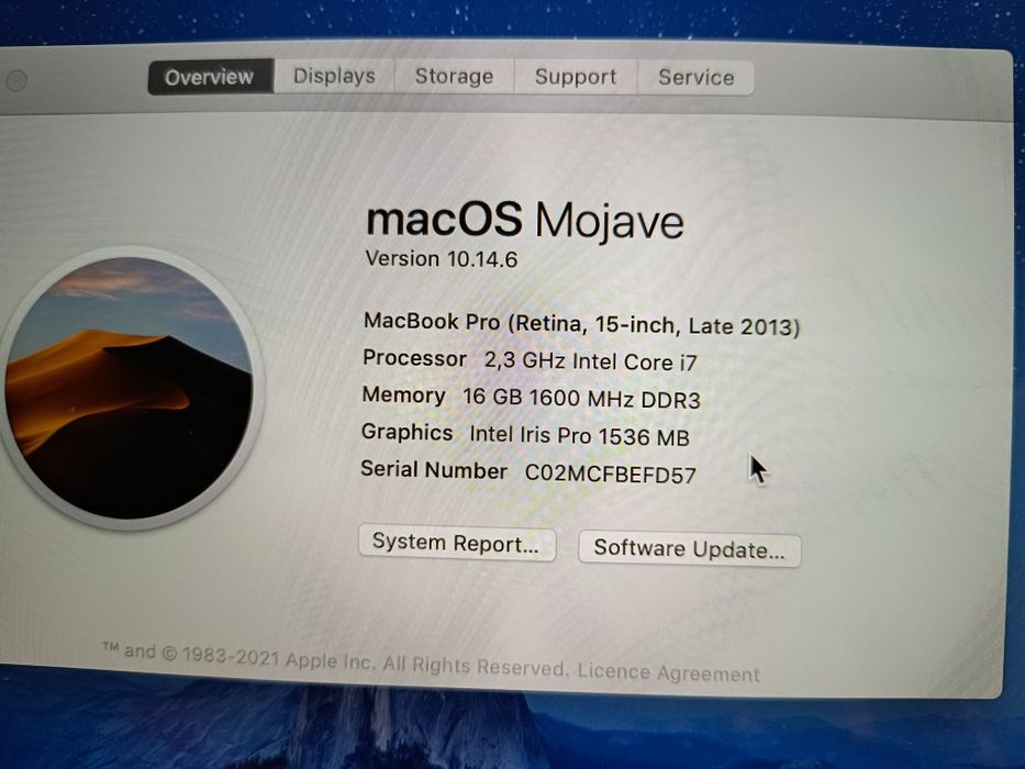 MacBook Pro 15" 2013