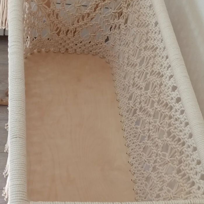 Колыбель, в стиле техника макраме