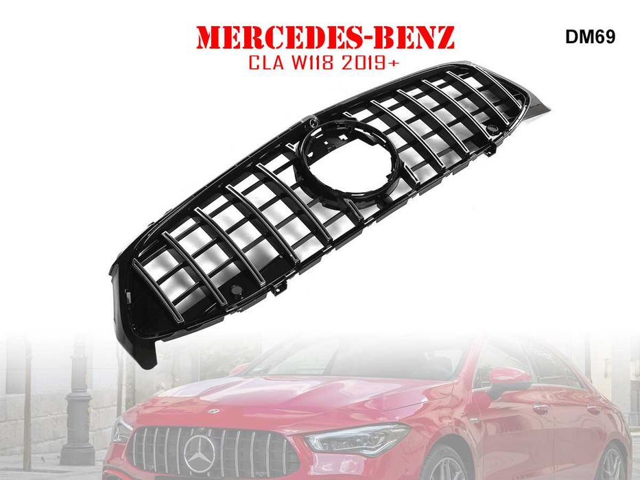 Предна Решетка GT Mercedes CLA W118 Мерцедес ЦЛА В118 2019+ АМГ ГТ