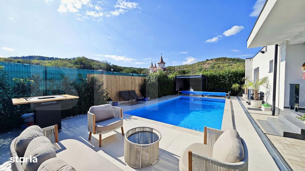 Casa mediteraneana cu piscina incalzita | Podgoria | 120 mp utili | Te