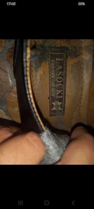 Pantofi din piele marca Lasoki marimea 44-45 in stare perfecta