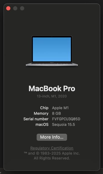 Macbook Pro M1, 13