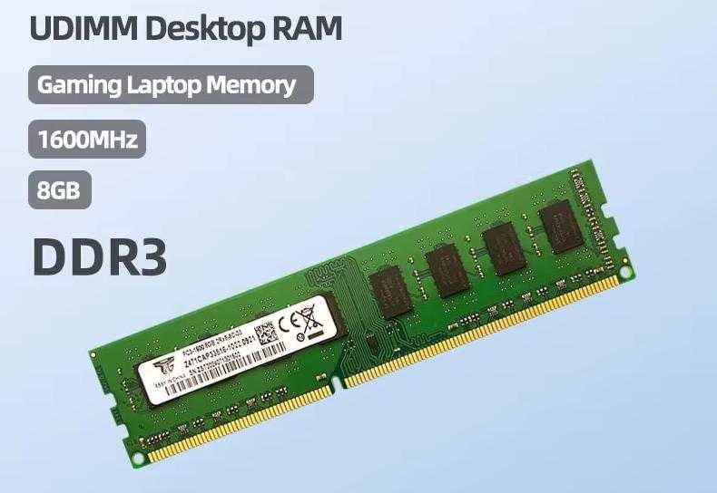 Desktop Oперативна Памет за Стационарен Компютър Настолен 8GB DDR3 RAM DDR4 8GB Пълна Съвместимост с Intel и AMD Процесори 288-pin 240-pin U-DIMM