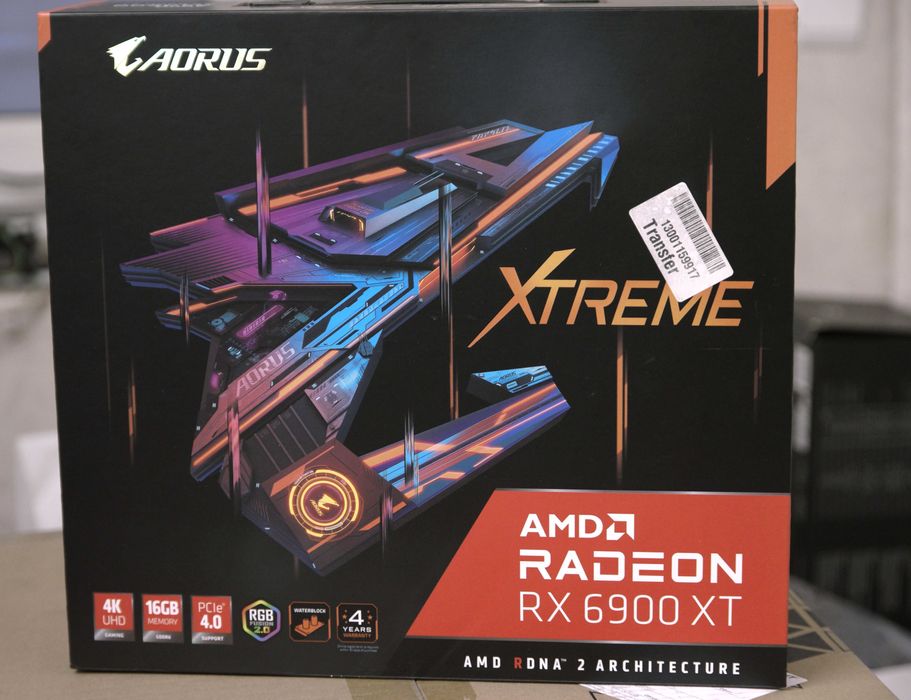 AMD RX 6900XT 16GB AORUS EXTREME  с оригинален воден блок от EKWB