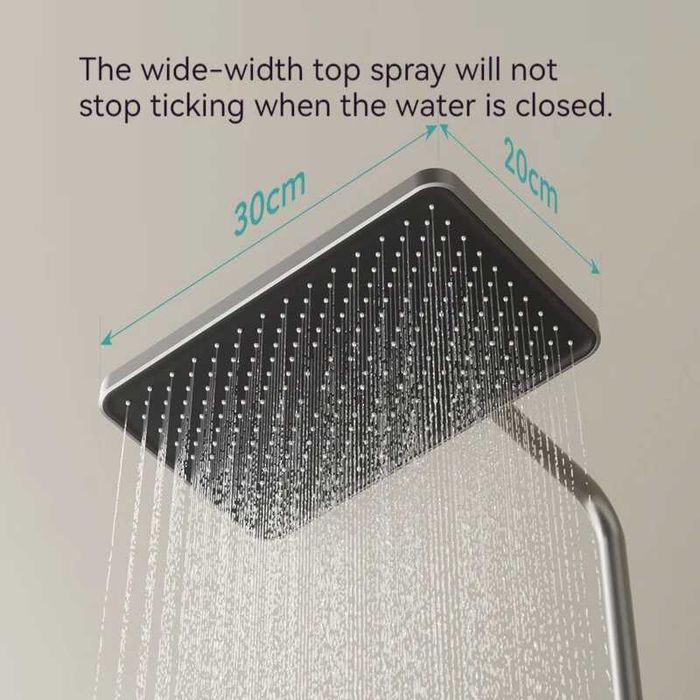 Модерен интелигентен душ с дисплей и LED подсветка