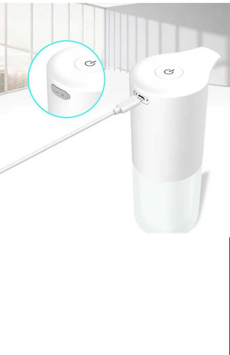 Dispenser de săpun spuma cu senzor infraroșu, pentru baie, USB