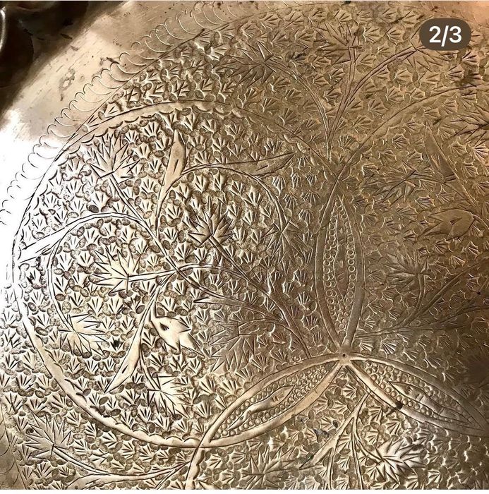 Латунный поднос бу