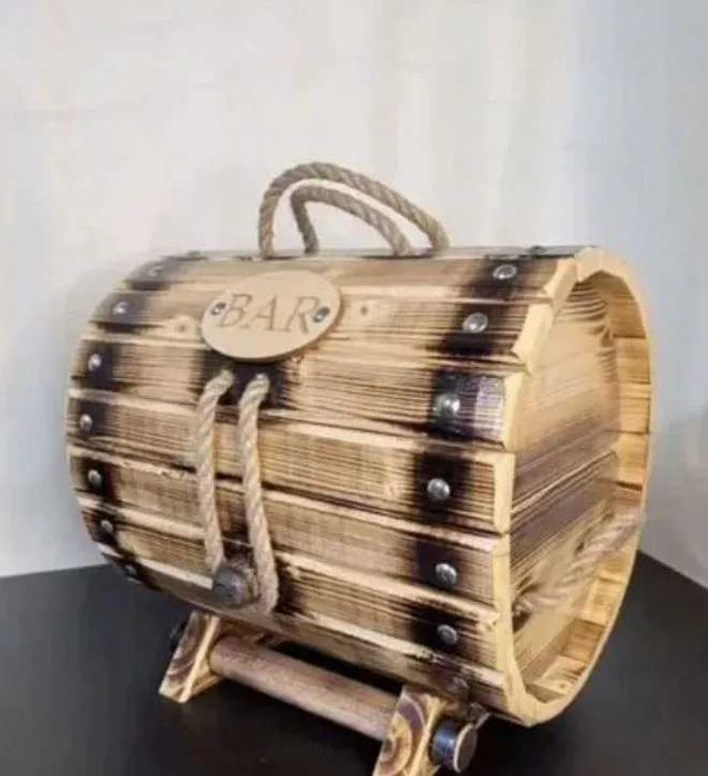 Шикарный подарок на Хаит дорогим и Близким людям. Мини-Бар бочка.Росси