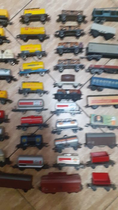 Vagoane marfa trenulet electric scara HO