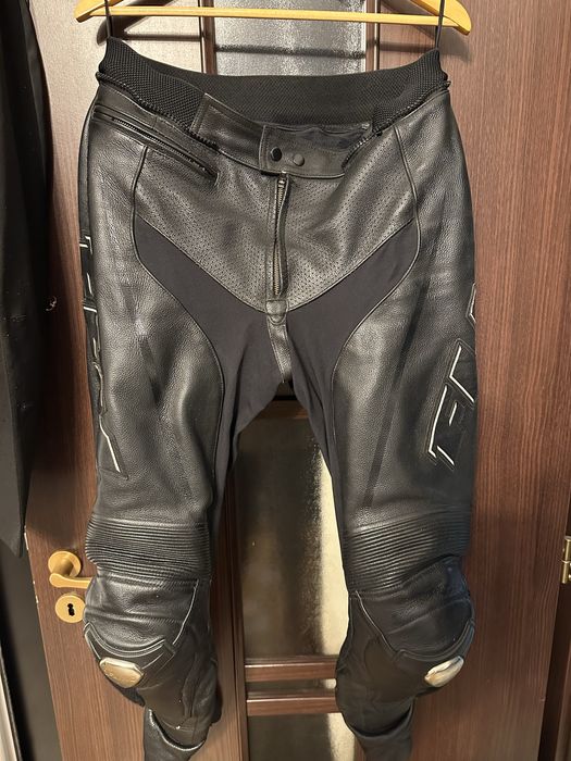 Costum moto piele FLM +Cizme FLM