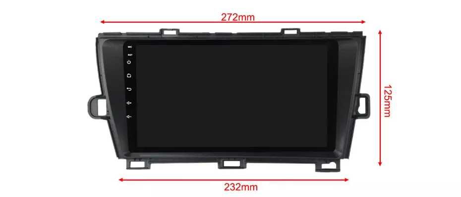 Navigatie Android 14 TOYOTA PRIUS 2009 - 2015 1/8 Gb CarPlay CAMERA