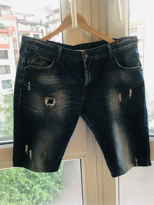 Мъжки къси дънки - L