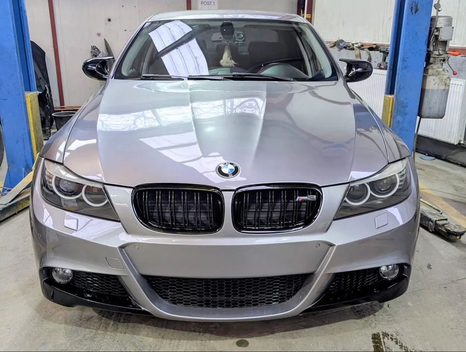 Prelungiri bara BMW Seria 3 E90 E91 FL 2009-2012 M-Tech negru lucios