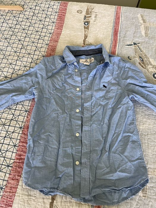 Детска риза H&M 128р 7-8 год. 100% памук
