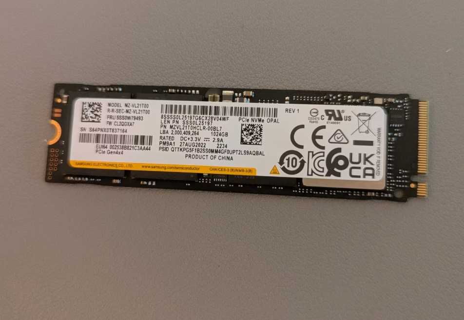 Samsung PM9A1 NVMe SSD 1TB