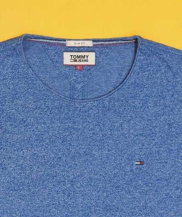 Tricou Tommy Hilfiger - Slim Blue Sidef