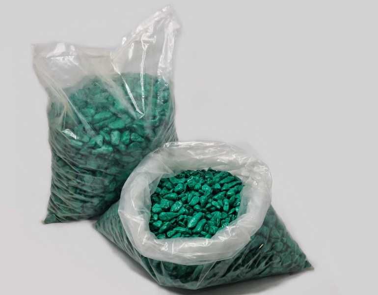 Камень декоративный  светлый 1см-6см 10 кг