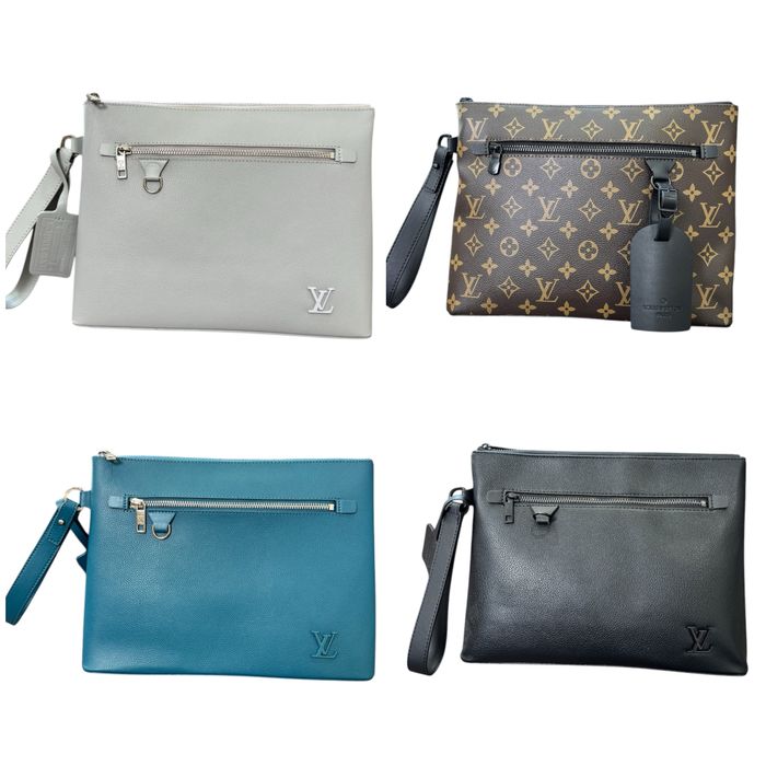 Чанта клъч естесвена кожа Louis vuitton ,Gucci,Prada