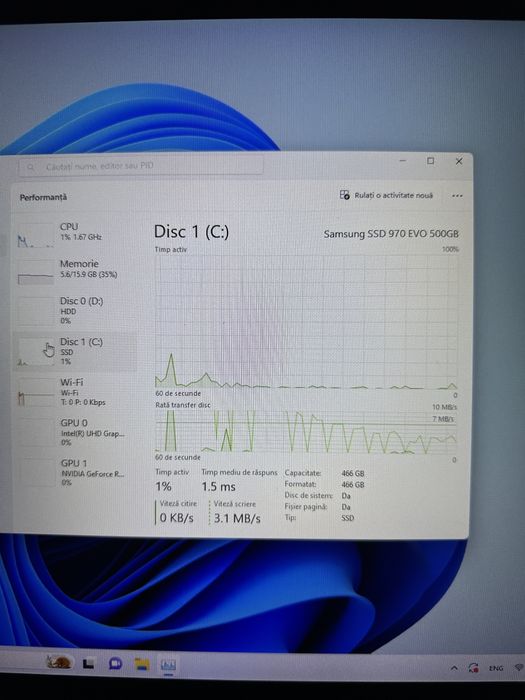 Vând Laptop Gaming ASUS ROG Strix G731GV - i7-9750H, RTX 2060,Full Box