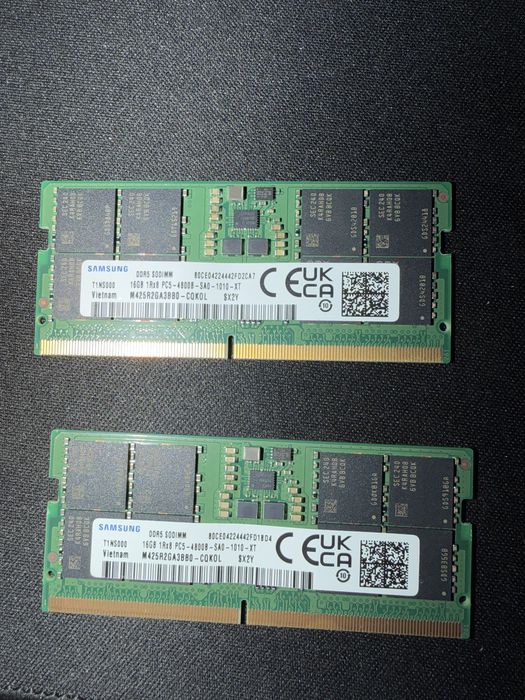 Ram laptop DDR5 32gb 4800 Mhz dual channel