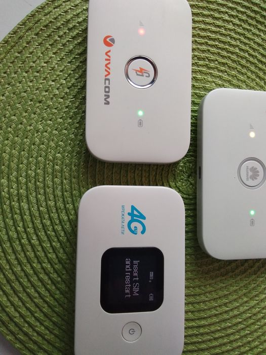 4G LTE бисквитки джобни рутери на всички Български GSM оператори