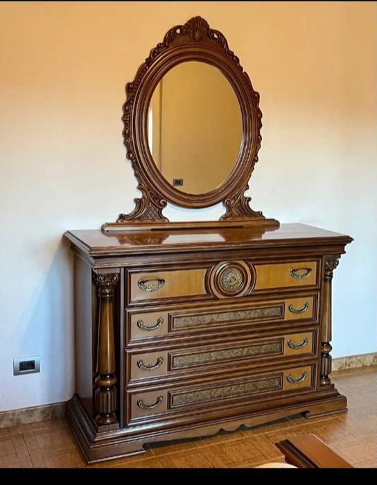 Dormitor complet din lemn masiv