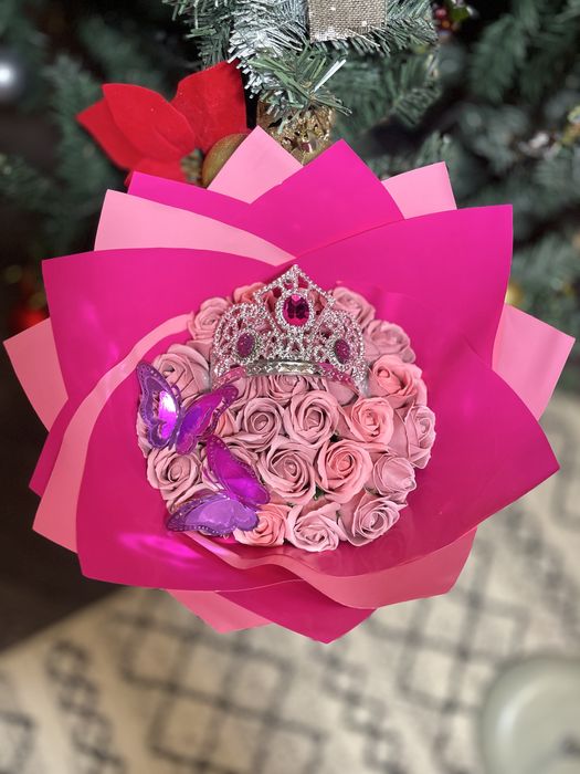 Buchet de flori din sapun