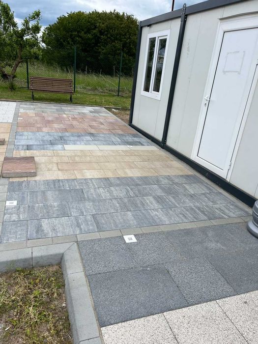 Плочи ASTI COLORI 60x30x5см, Semmelrock, цвят: графитено-бял меланж