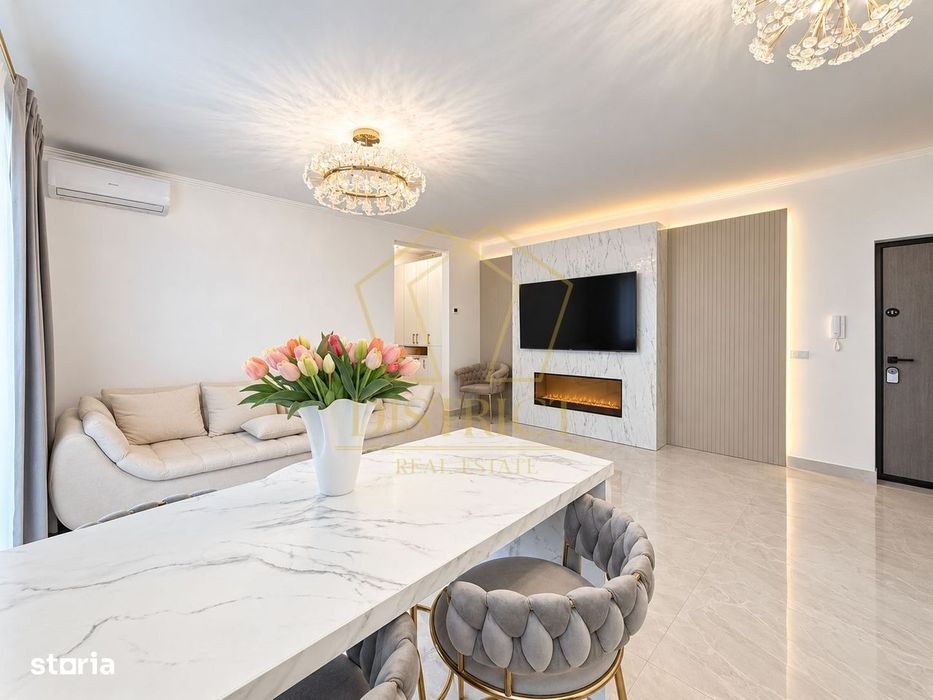 Apartament cu 2 camere mobilat de Lux | Etaj intermediar | in Giroc la — fotografia 3