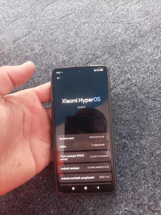 Pocco x6 pro 5g 8/256