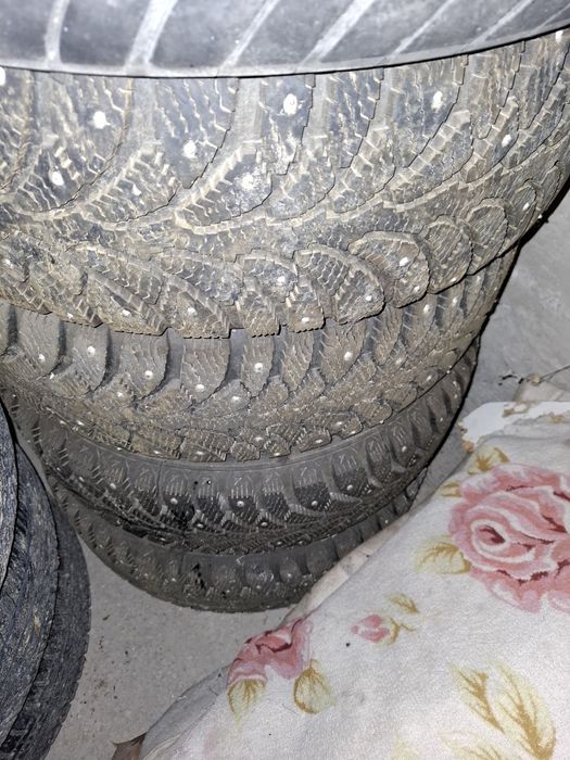 Шины зимние шиповонные.