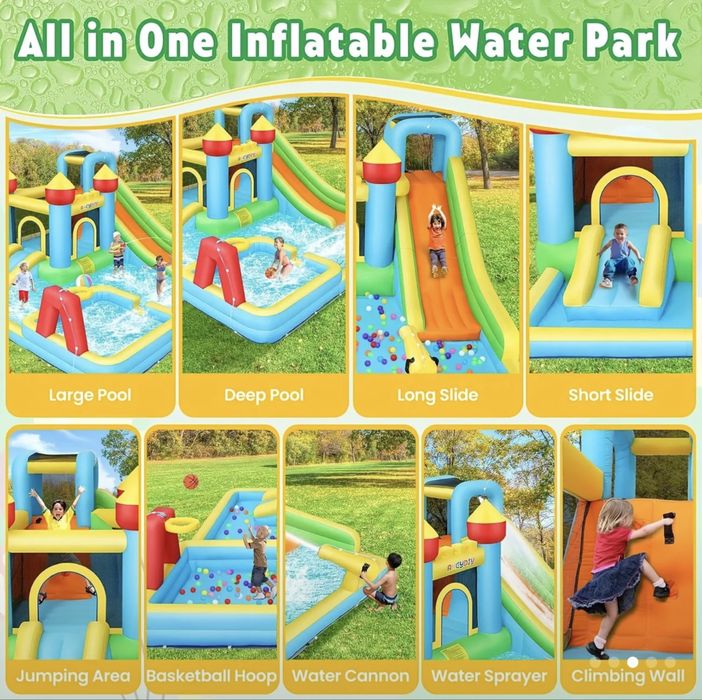 Наем на надуваем замък батут