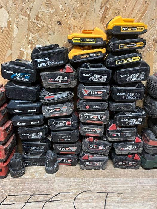 Baterii dewalt hilti makita bosch