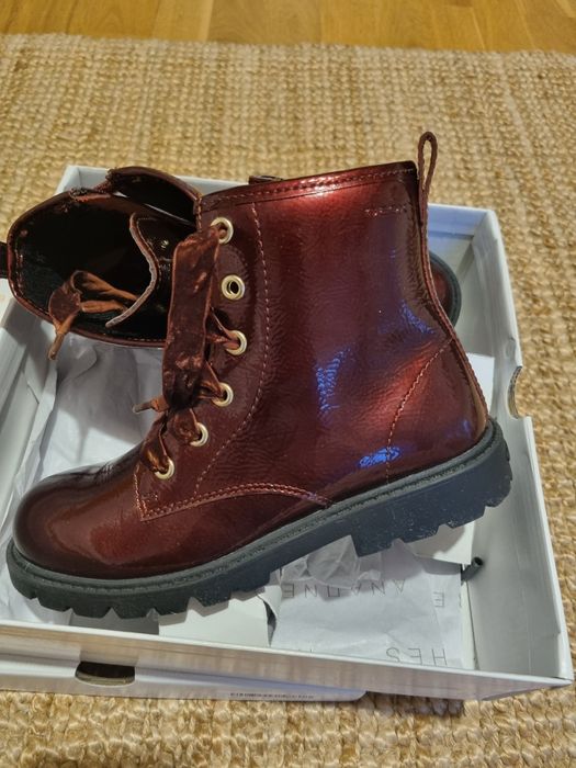 Geox Ghete piele naturală cu fermoar